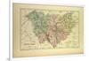 Map of Haute-Loire, France-null-Framed Giclee Print