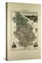 Map of Haute Marne 1896, France-null-Stretched Canvas