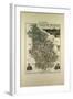 Map of Haute Marne 1896, France-null-Framed Giclee Print