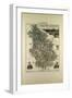 Map of Haute Marne 1896, France-null-Framed Giclee Print