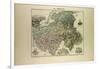 Map of Haute Savoie 1896 France-null-Framed Giclee Print