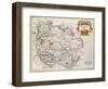 Map of Herefordshire, 1695-Robert Morden-Framed Giclee Print