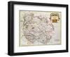 Map of Herefordshire, 1695-Robert Morden-Framed Giclee Print