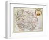 Map of Herefordshire, 1695-Robert Morden-Framed Giclee Print