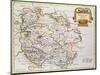 Map of Herefordshire, 1695-Robert Morden-Mounted Giclee Print