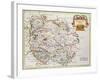 Map of Herefordshire, 1695-Robert Morden-Framed Giclee Print