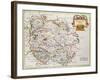 Map of Herefordshire, 1695-Robert Morden-Framed Giclee Print