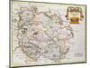 Map of Herefordshire, 1695-Robert Morden-Mounted Giclee Print