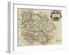 Map of Herfordshire-Robert Morden-Framed Giclee Print