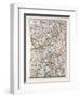 Map of Hessen Germany 1899-null-Framed Giclee Print