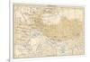 Map of Himalaya Region of Asia, 1870s-null-Framed Giclee Print