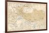 Map of Himalaya Region of Asia, 1870s-null-Framed Giclee Print