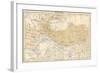 Map of Himalaya Region of Asia, 1870s-null-Framed Giclee Print