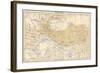 Map of Himalaya Region of Asia, 1870s-null-Framed Giclee Print