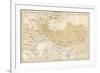 Map of Himalaya Region of Asia, 1870s-null-Framed Giclee Print