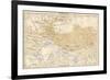 Map of Himalaya Region of Asia, 1870s-null-Framed Giclee Print