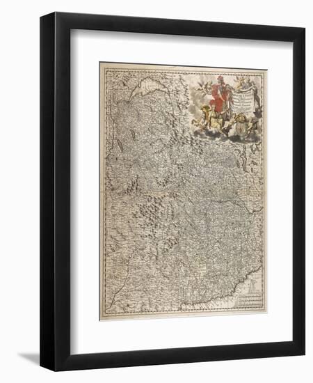 Map of Historical Region of Savoy-Nicolas Visscher-Framed Giclee Print