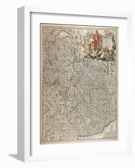 Map of Historical Region of Savoy-Nicolas Visscher-Framed Giclee Print