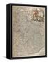 Map of Historical Region of Savoy-Nicolas Visscher-Framed Stretched Canvas