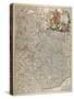 Map of Historical Region of Savoy-Nicolas Visscher-Stretched Canvas