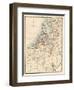 Map of Holland, 1870s-null-Framed Giclee Print