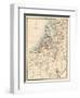 Map of Holland, 1870s-null-Framed Giclee Print