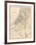 Map of Holland, 1870s-null-Framed Giclee Print