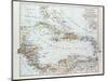 Map of Honduras Nicaragua Costa Rica the Northern Part of Columbia Venezuela Cuba 1899-null-Mounted Giclee Print