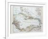 Map of Honduras Nicaragua Costa Rica the Northern Part of Columbia Venezuela Cuba 1899-null-Framed Giclee Print