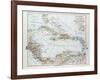 Map of Honduras Nicaragua Costa Rica the Northern Part of Columbia Venezuela Cuba 1899-null-Framed Giclee Print