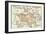 Map of Hong Kong (C. 1900), Maps-Encyclopaedia Britannica-Framed Art Print