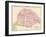 Map of Hungary, 1870s-null-Framed Giclee Print