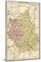 Map of Huntingdonshire and Cambridgeshire, England, 1870s-null-Mounted Giclee Print