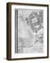 Map of Hyde Park Corner, Grosvenor Square and Tyburn, 1746 (Litho)-John Rocque-Framed Giclee Print