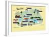 Map of Hyde Park-Claire Huntley-Framed Giclee Print