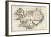 Map of Iceland, 1870s-null-Framed Giclee Print