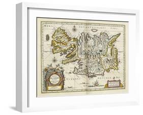 Map of Iceland, from 'Atlas Maior Sive Cosmographia Blaviana', 1662-Joan Blaeu-Framed Giclee Print