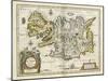 Map of Iceland, from 'Atlas Maior Sive Cosmographia Blaviana', 1662-Joan Blaeu-Mounted Giclee Print