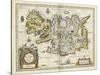 Map of Iceland, from 'Atlas Maior Sive Cosmographia Blaviana', 1662-Joan Blaeu-Stretched Canvas