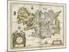 Map of Iceland, from 'Atlas Maior Sive Cosmographia Blaviana', 1662-Joan Blaeu-Mounted Giclee Print