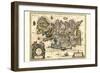 Map Of Iceland-Willem Janszoon Blaeu-Framed Art Print