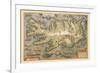 Map of Iceland-Abraham Ortelius-Framed Art Print