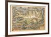 Map of Iceland-Abraham Ortelius-Framed Art Print