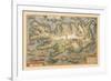 Map of Iceland-Abraham Ortelius-Framed Premium Giclee Print