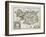 Map of Iceland-W.j. Blaeu-Framed Giclee Print