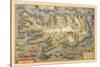 Map of Iceland-Abraham Ortelius-Stretched Canvas