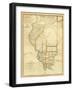 Map of Illinois, c.1820-John Melish-Framed Art Print