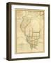 Map of Illinois, c.1820-John Melish-Framed Art Print