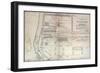 Map of Illinois Central Railroad Company's Depot Grounds and Buildings in Chicago, 1855-Edward Mendel-Framed Giclee Print