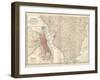 Map of Illinois, Southern Part. United States. Inset Map of Chicago and Vicinity-Encyclopaedia Britannica-Framed Art Print